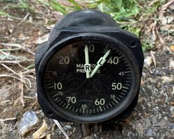 Manifold Pressure Gauge as used in Lancaster Bombers or Spitfires