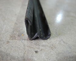 J section gutter moulding