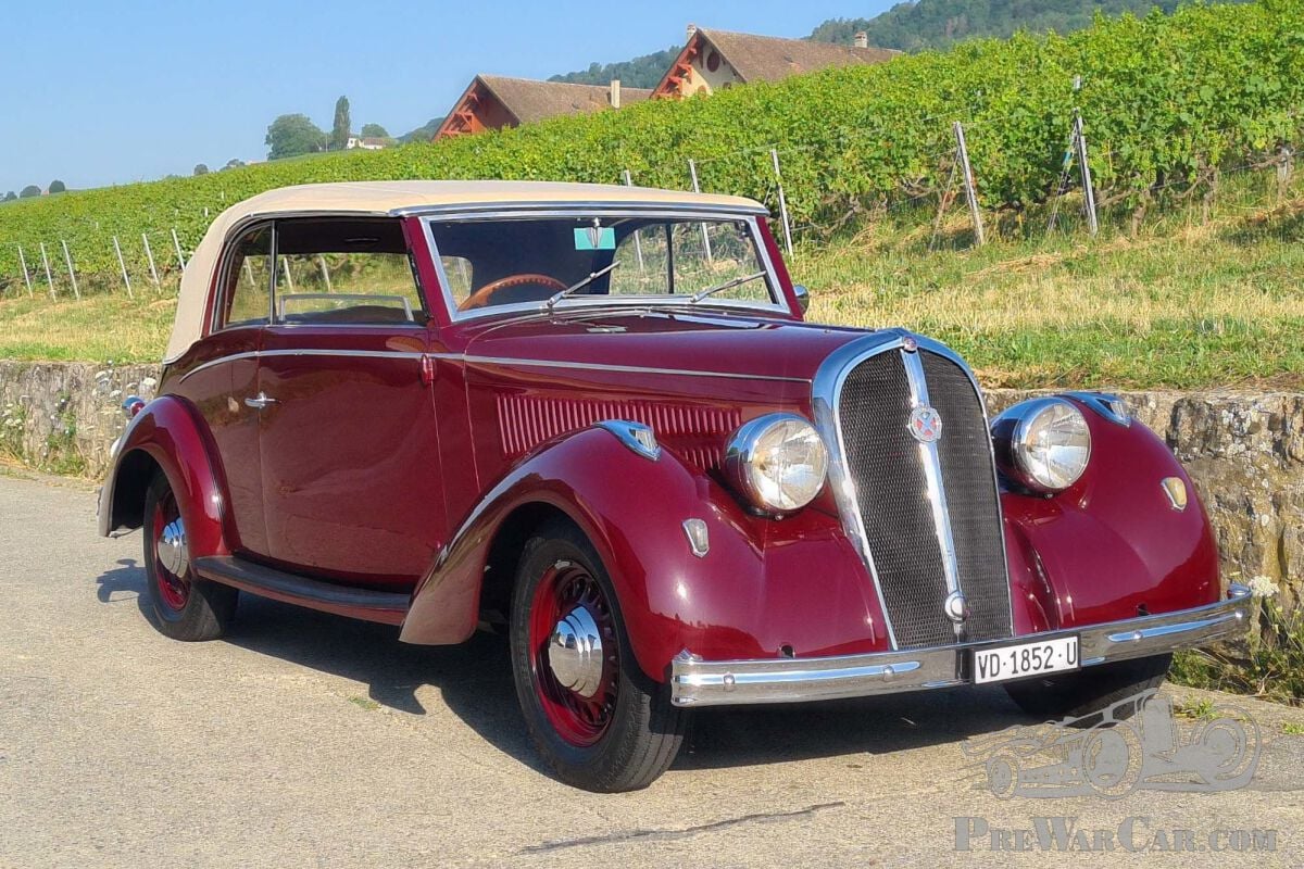 Les - 1939 Hotchkiss 686 Monte Carlo Cabriolet