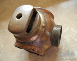 Diver's helmet type side light,