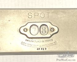 GEO Wright billiard counter.