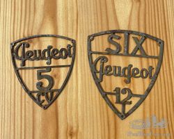 Peugeot badges