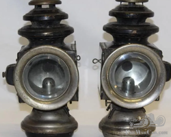 Pair of 1910's Automobile E & J Sidelights