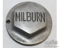 1915-1923 Milburn Electric Motor Car Threaded Hubcap