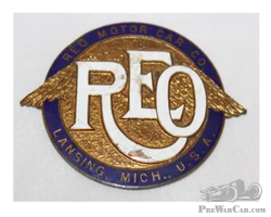 1910 Reo Motor Car Co Radiator Emblem Badge