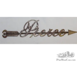 Pierce Arrow Brass Radiator Script Emblem-Large
