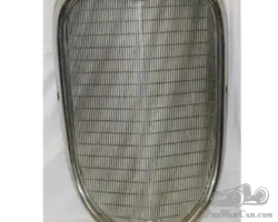 1932-1934 Lincoln KA AB Radiator Grill Shell w/ Emblem Badge