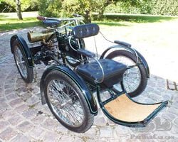A really well presented early starting single cylinder Perfecta Darracq Brighton Run quadricycle.
