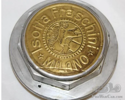 Isotta Fraschini of Milano Automobile Brass Threaded Hubcap