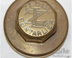 Zedel Pontarlier Automobile Brass Threaded Hubcap