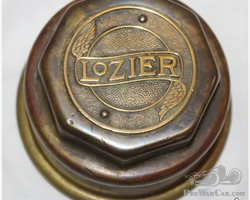 Lozier Motor Car Co Brass Automobile Threaded Hubcap