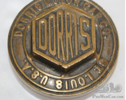 Dorris Motor Car Co Brass Automobile Threaded Hubcap