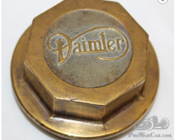 Diamler Motor Car Co Brass Automobile Threaded Hubcap