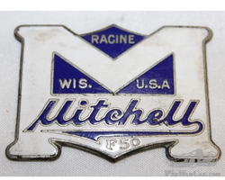 1922-1923 Mitchell Motor Car Co Radiator Emblem Badge