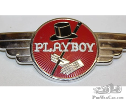 1947-1951 Playboy Motor Car Co Radiator Emblem Badge
