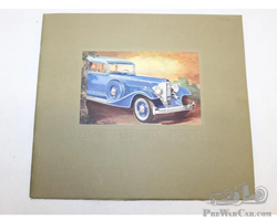 1933 Packard Motor Car Co Twelve Sales Brochure Book