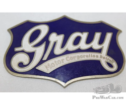 1925-1926 Gray Motor Car Co Radiator Emblem Badge