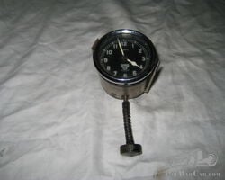 Smiths 8 Day Car Clock 2 inch Diameter - Working
