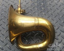 1900-1909 Steering Column/Tiller Brass Bulb Horn Original