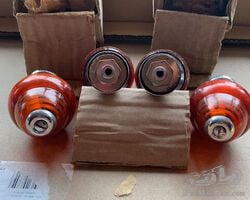 4 vintage direction indicator lights N.O.S.