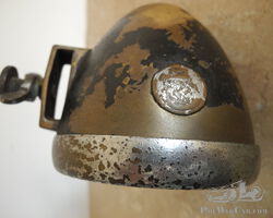 Smiths MA brass side lamp