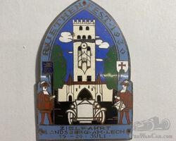 Enameled emblem Landsberg am Lech, Germany, 1930