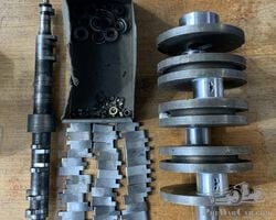 Bugatti Brescia Crankshaft, Camshaft and Banana Tappets