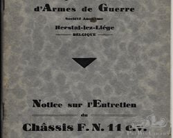 FN Herstal 11 cv notice entretien