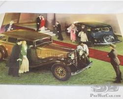 1933 Nash Ambassador & Advanced Eight Sales Brochure Book