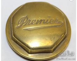 1910's Brass Premier Threaded Hubcap