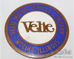 1909-1914 Velie Motor Car Co Radiator Emblem Badge