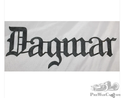 Dagmar Motor Car Co Brass Radiator Emblem Script