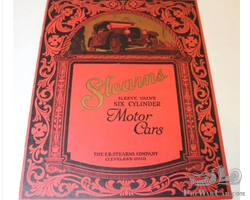 1924 Stearns 6 Cylinder Motor Cars Sales Brochure Book
