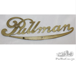 Pullman Motor Car Co Radiator Emblem Script