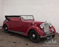 1939 Rover 14/6 P2 Tickford DHC | Auction Ends: Wed 6th Dec @ 2:04 pm | Brightwells