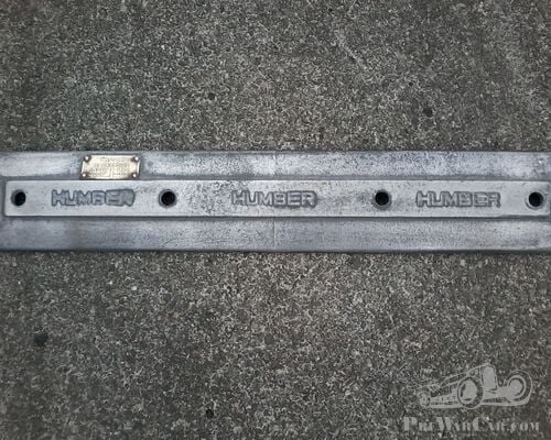 Aluminium valve side cover for prewar Humber 12 and 14 hps