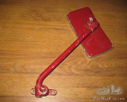 Desmo Convex Rear View Mirror with Arm and Bracket