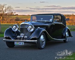 1937 Derby Bentley 4.25 Litre Park Ward Drop head coupe.