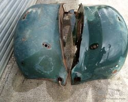 Pair of front guards for the 1948 Wolseley 18hp