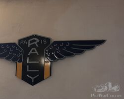 RALLY Enamel Sign