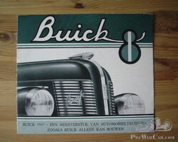 Buick Prospekt 1938 original, mit Versand !
