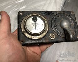 Bleriot switch and ammeter combo