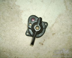 Trafficator switch with controllight