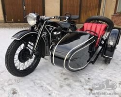 1936 BMW R12 with Stoye KS off-road sidecar