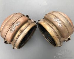 pair of LUTECE headlights carbide