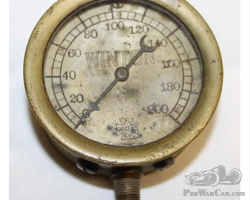 Brass Winton Motor Car Co Pressure Gauge