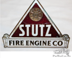 1922-1927 Stutz Fire Engine Co. Radiator Emblem Badge