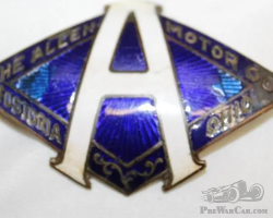 1916-1919 Allen Motor Car Co Radiator Emblem Badge
