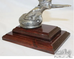 1927-1928 Reo Mercury Bust Radiator Mascot Hood Ornament