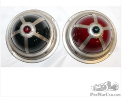 Pair of Yankee Accessory 1920's Automobile Running Board Lights